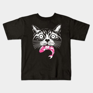Hungry cat Kids T-Shirt